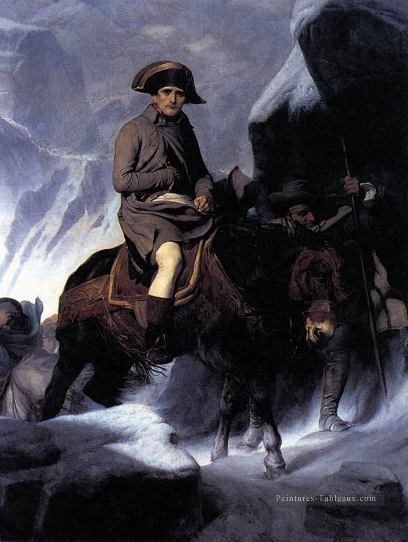 Bonaparte Traverser les Alpes Hippolyte Delaroche Peintures à l'huile